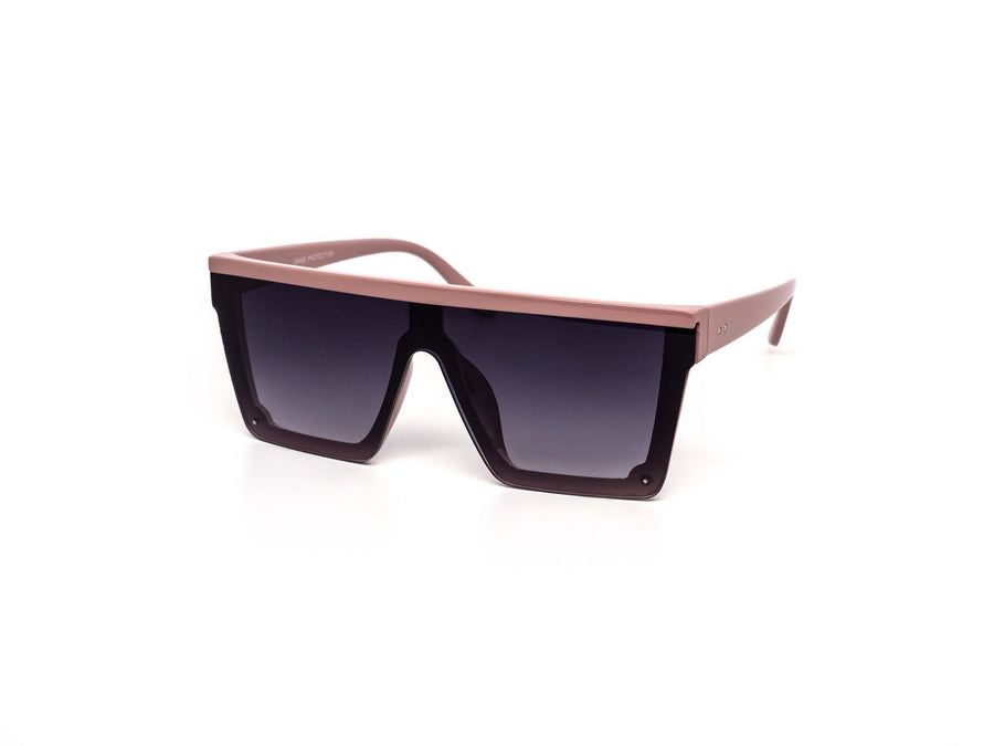 12 Pack: Rimless Flat-top Minimal Square Gradient Wholesale Sunglasses
