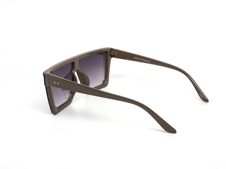 12 Pack: Rimless Flat-top Minimal Square Gradient Wholesale Sunglasses
