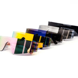 12 Pack: Retro Future Slim Jim Flex Burnt Mirror Wholesale Sunglasses