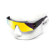 12 Pack: Retro Future Slim Jim Flex Burnt Mirror Wholesale Sunglasses