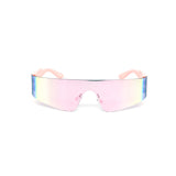 12 Pack: Retro Future Slim Jim Flex Burnt Mirror Wholesale Sunglasses