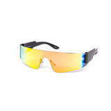 12 Pack: Retro Future Slim Jim Flex Burnt Mirror Wholesale Sunglasses