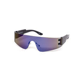 12 Pack: Retro Future Slim Jim Flex Burnt Mirror Wholesale Sunglasses