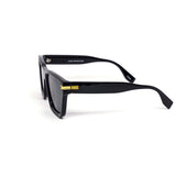12 Pack: Chic Square Chunky Gold Accent Wholesale Sunglasses