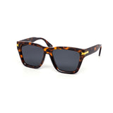12 Pack: Chic Square Chunky Gold Accent Wholesale Sunglasses