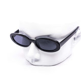 12 Pack: Elegant Minimalist Slender Straight Oval Wholesale Sunglasses