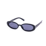 12 Pack: Elegant Minimalist Slender Straight Oval Wholesale Sunglasses