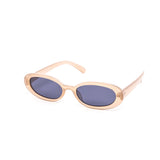12 Pack: Elegant Minimalist Slender Straight Oval Wholesale Sunglasses