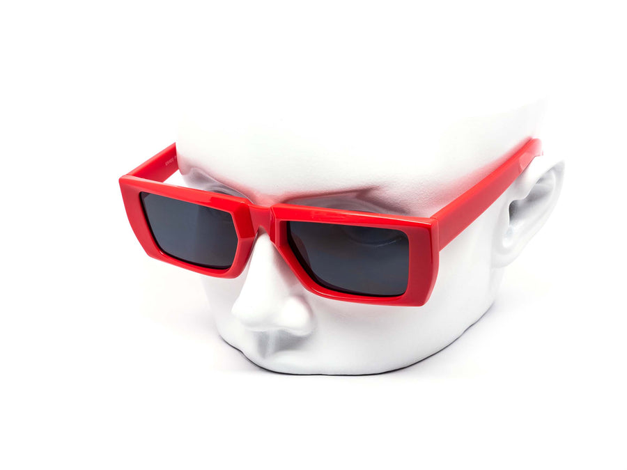 12 Pack: Square Grim Matte Assorted Wholesale Sunglasses