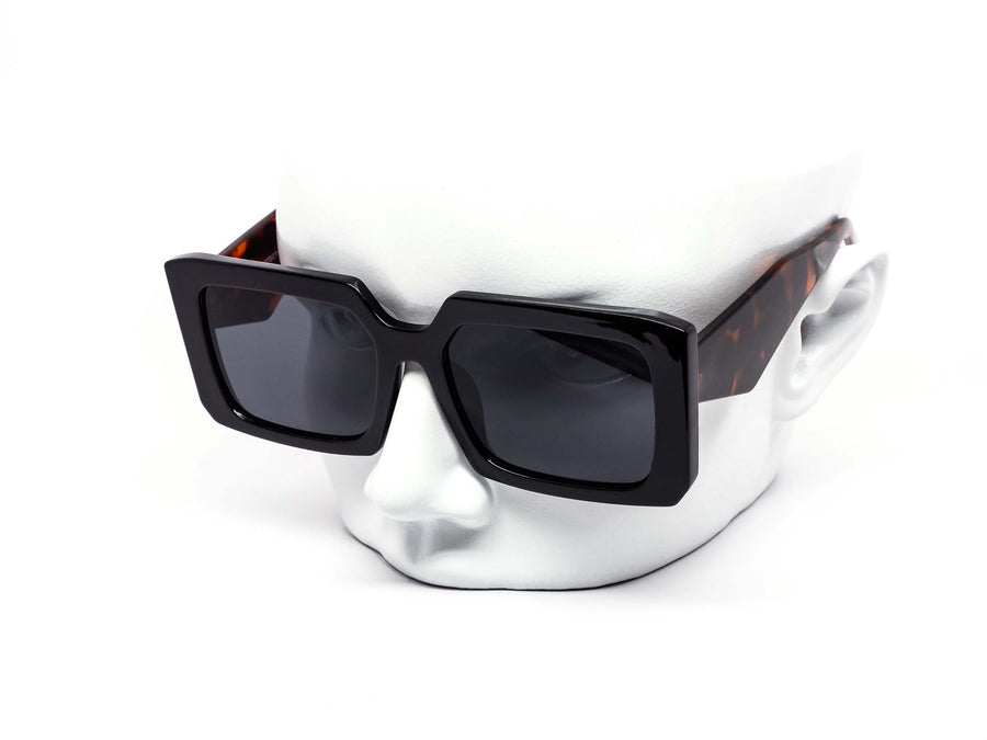 12 Pack: Oversized Square Dark Chunky Wholesale Sunglasses