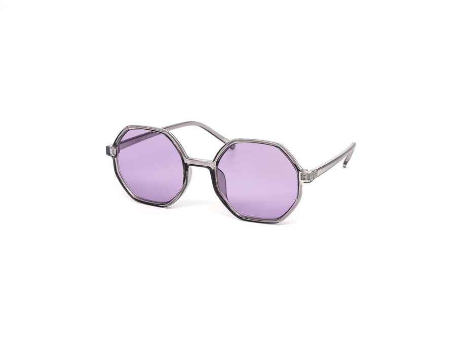 12 Pack: Trendy Classy Octagon Color Wholesale Sunglasses
