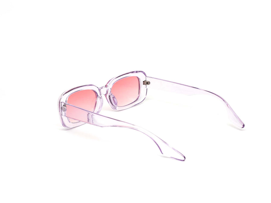 12 Pack: Crystal Square Chunky Color Wholesale Sunglasses