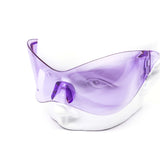 12 Pack: Oversized Face Contour Shield Color Wholesale Sunglasses