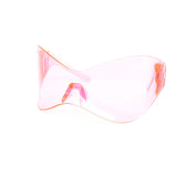 12 Pack: Oversized Face Contour Shield Color Wholesale Sunglasses