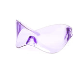 12 Pack: Oversized Face Contour Shield Color Wholesale Sunglasses