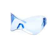 12 Pack: Oversized Face Contour Shield Color Wholesale Sunglasses