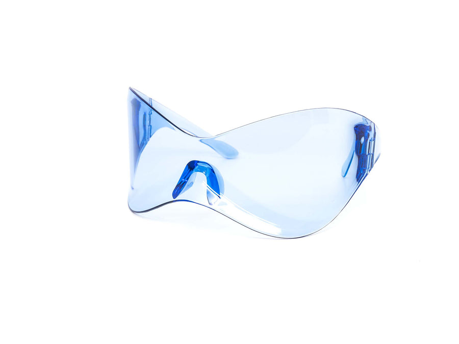 12 Pack: Oversized Face Contour Shield Color Wholesale Sunglasses