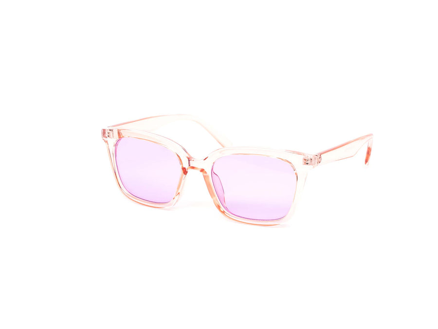 12 Pack: Classy Minimal Urban Crystal Color Wholesale Sunglasses