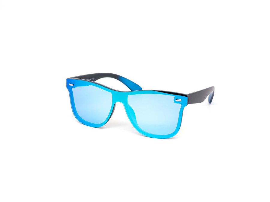 12 Pack: Rimless Color Mirror Monoblock Wholesale Sunglasses