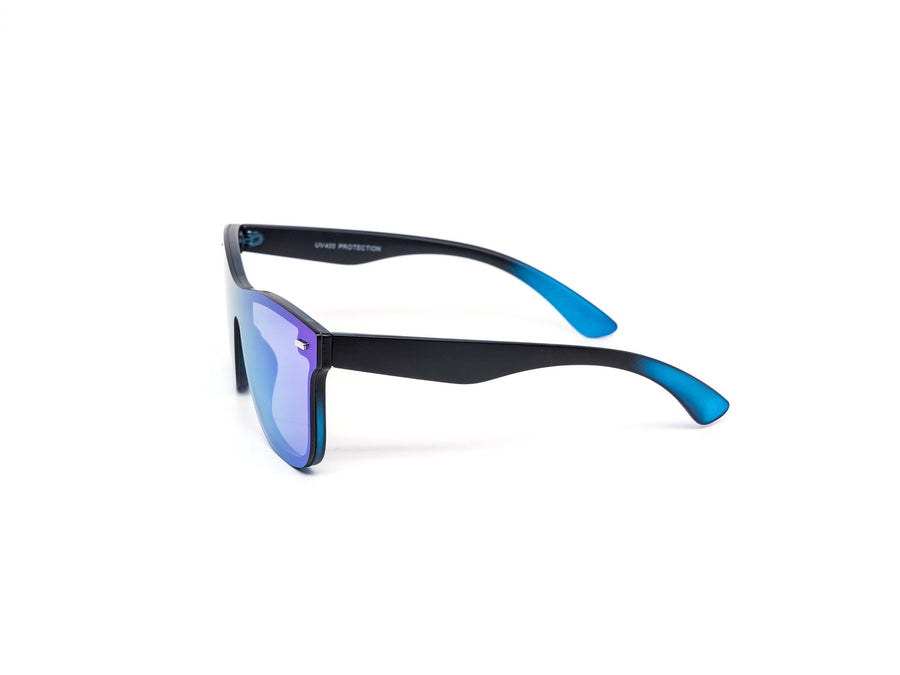 12 Pack: Rimless Color Mirror Monoblock Wholesale Sunglasses