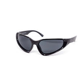 12 Pack: Swift Teardrop Oval Fashion Semi-rimless Wholesale Sunglasses