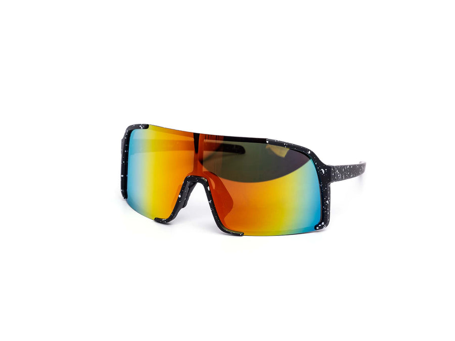 12 Pack: Streamline Sport Splatter Burnt Mirror Wholesale Sunglasses