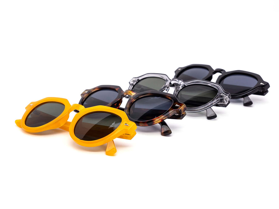 12 Pack: Chunky Compact Minimalist Assorted Wholesale Sunglasses