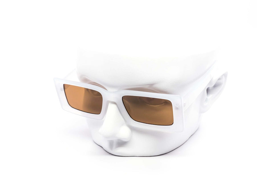 12 Pack: Smooth Chunky Rectangular Wholesale Sunglasses