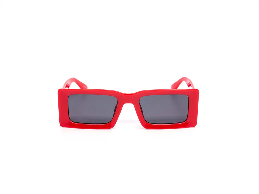 12 Pack: Smooth Chunky Rectangular Wholesale Sunglasses