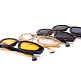 12 Pack: New Wave Straight Slim Punky Wholesale Sunglasses