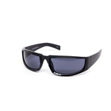 12 Pack: Square Grim Flat-top Wraparound Assorted Wholesale Sunglasses