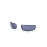 12 Pack: Square Grim Flat-top Wraparound Assorted Wholesale Sunglasses