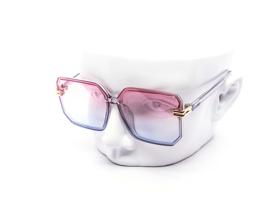 12 Pack: Oversized Rimless Modern Square Gradient Wholesale Sunglasses