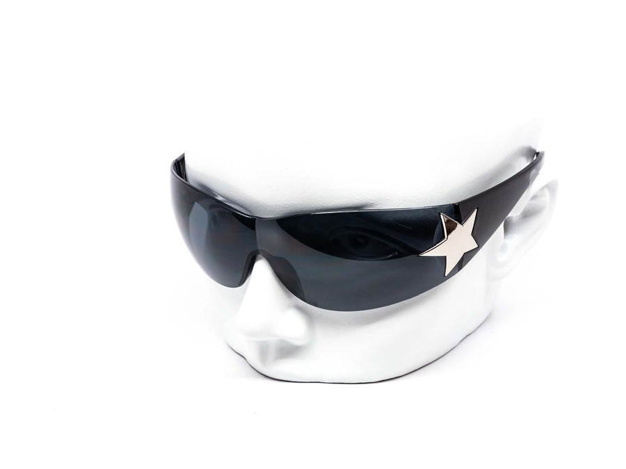 12 Pack: Trendy Rimless Star Wrapper Wholesale Sunglasses