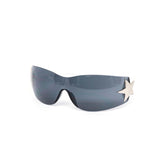 12 Pack: Trendy Rimless Star Wrapper Wholesale Sunglasses
