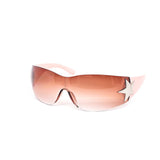 12 Pack: Trendy Rimless Star Wrapper Wholesale Sunglasses