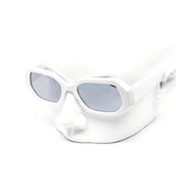 12 Pack: Chunky Italic Jackie Hexagon Wholesale Sunglasses