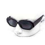 12 Pack: Chunky Italic Jackie Hexagon Wholesale Sunglasses