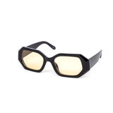 12 Pack: Chunky Italic Jackie Hexagon Wholesale Sunglasses