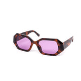 12 Pack: Chunky Italic Jackie Hexagon Wholesale Sunglasses