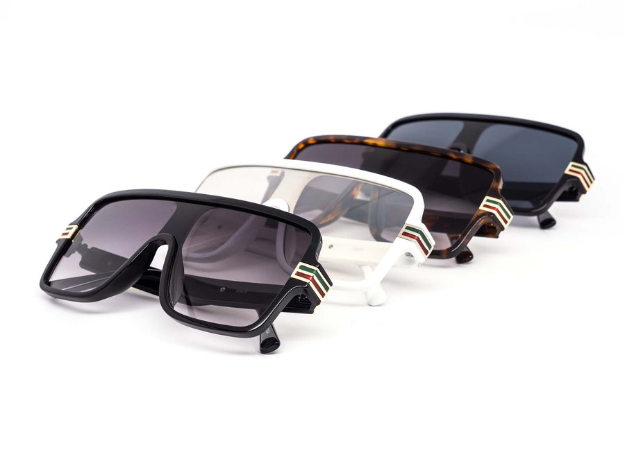 12 Pack: Euro Monovision Square Aviator Wholesale Sunglasses