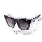 12 Pack: High Fashion Rimless Spike Studded Cateye Wholesale Sunglasses