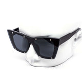 12 Pack: High Fashion Rimless Spike Studded Cateye Wholesale Sunglasses