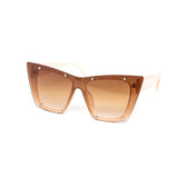 12 Pack: High Fashion Rimless Spike Studded Cateye Wholesale Sunglasses