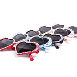 12 Pack: Ice Drip Heart Wholesale Sunglasses
