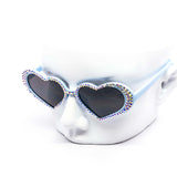 12 Pack: Ice Drip Heart Wholesale Sunglasses