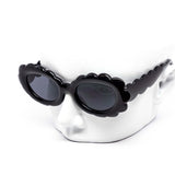 12 Pack: Flower Puff Round Wholesale Sunglasses