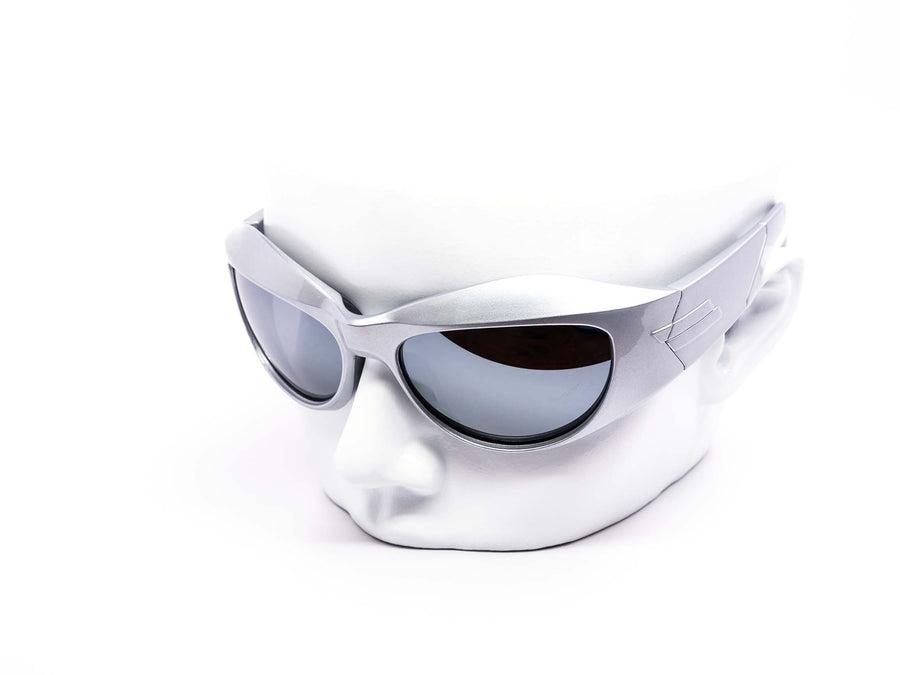 12 Pack: Oversized Superbug Wraparound V2 Wholesale Fashion Sunglasses