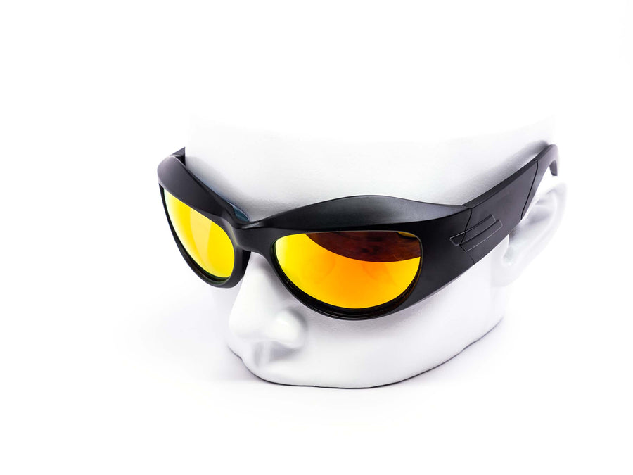 12 Pack: Oversized Superbug Wraparound V2 Wholesale Fashion Sunglasses