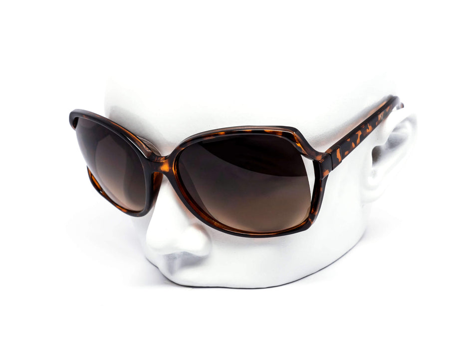 12 Pack: Classy Oversized Round Spec Wholesale Sunglasses